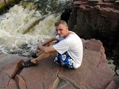 Jason at the falls